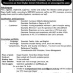 Medecins Sans Frontieres MSF KPK Jobs 2025 - MSF KPK Infection Prevention and Control Supervisor Jobs 2025