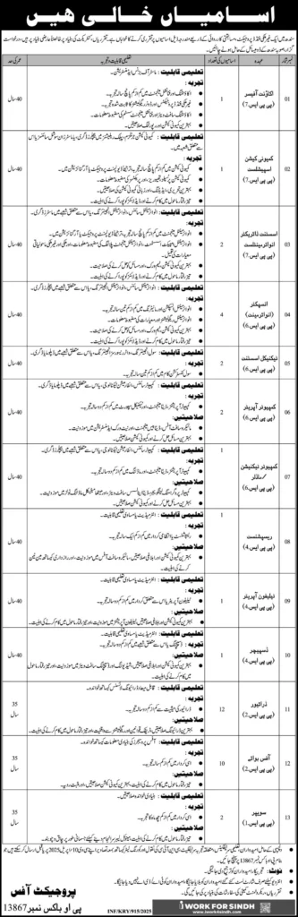 Sindh Public Sector Organization Karachi Jobs 2025 - Apply Now Driving ...