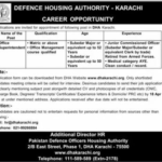 Defence Housing Authority Karachi Sindh Jobs 2025 - Administration/Management Jobs 2025