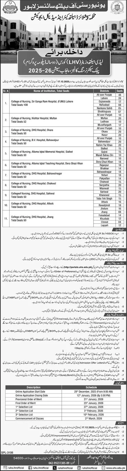 Defence Housing Authority DHA Karachi Jobs In 2026 - Apply Now for LHV Lady Health Visitor Jobs in 2026