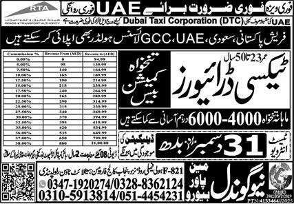 Taxi driver Jobs in United Arab Emirates UAE 2025 - Apply Now For Taxi Drivers jobs