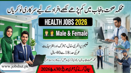 Health & Population Department Punjab Latest Jobs 2026 - Apply Online ...