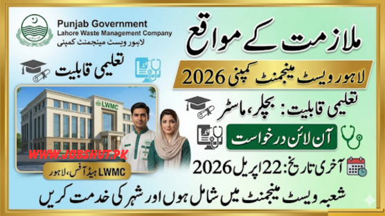 Lahore Waste Management Company LWMC New Jobs 2026 - Apply Online For ...