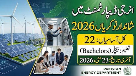 Energy Department Government Of Sindh New Jobs 2026 - Apply Online For ...