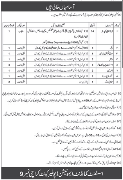 Ammunition Depot Malir Cantt Karachi New Jobs 2026 - Apply Online for Data Entry Operator & Staff Vacancies in Karachi